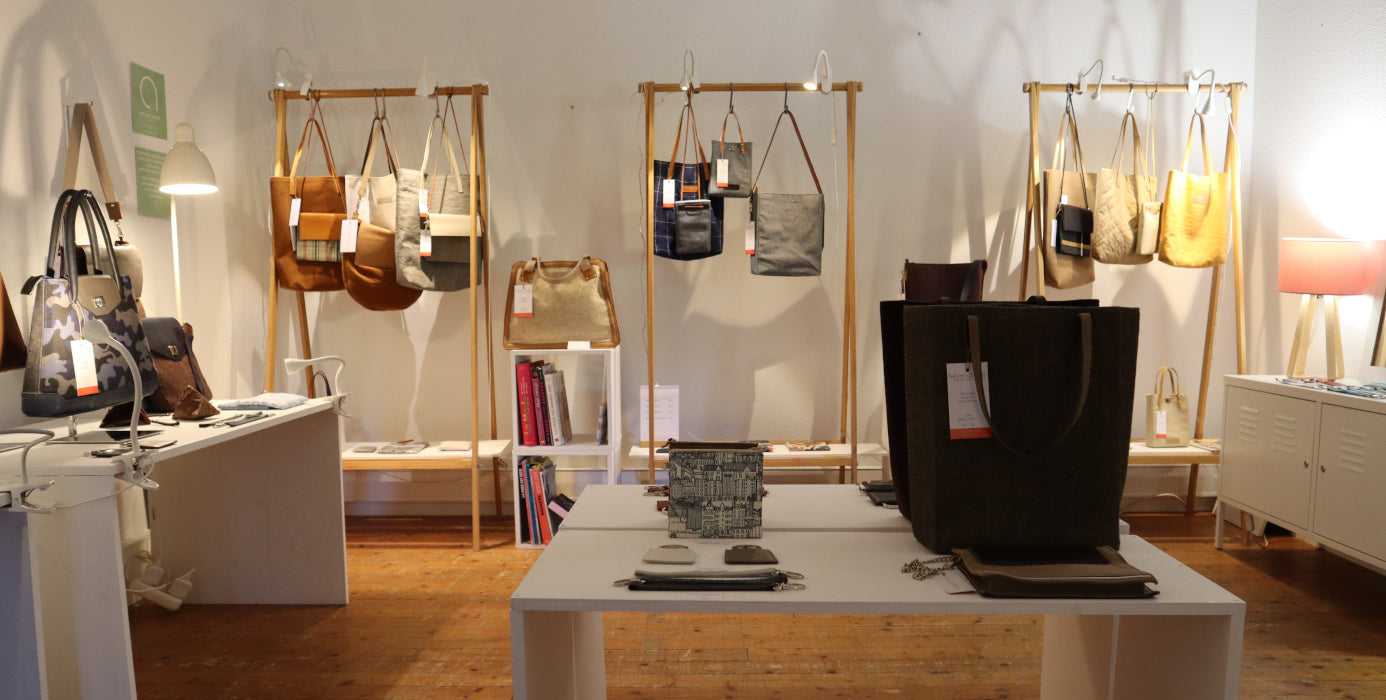 Un atelier/boutique : un nouveau départ pour les sacs Sylvie Strohl