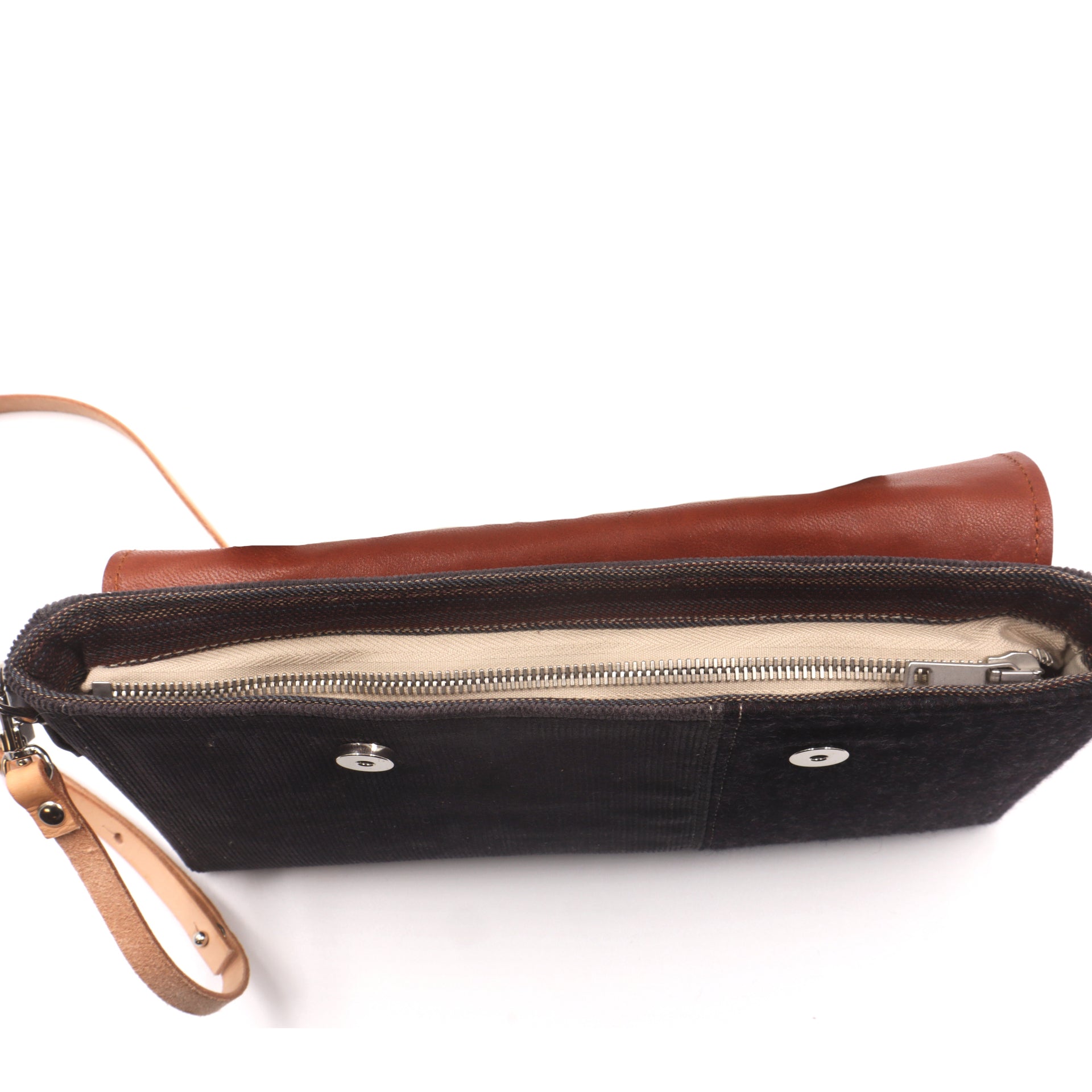 La sacoche DUO, aubergine