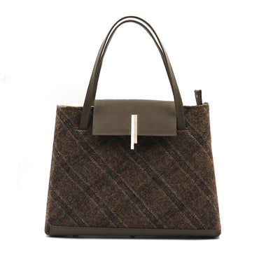 Photographie du produit Anna 1, the trapeze handbag in Irish Tweed