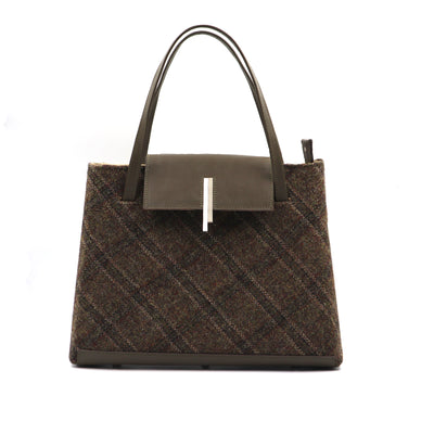 Photographie du produit Anna 1, the trapeze handbag in Irish Tweed