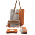 La Sacoche DUO, Orange & Gris