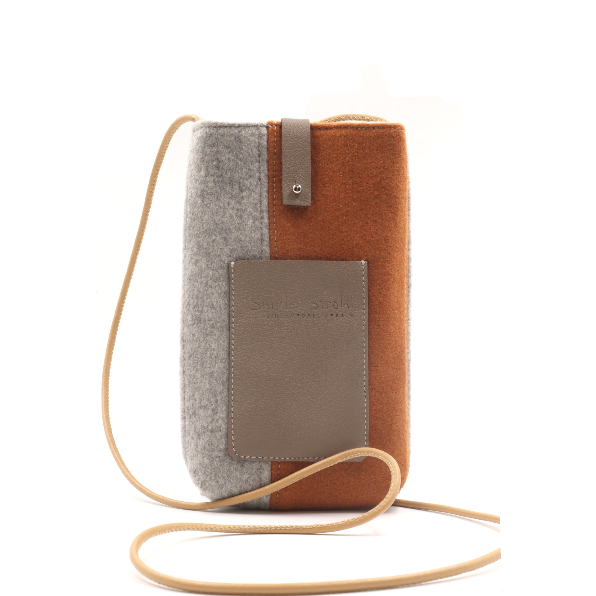 La Poche téléphone, DUO Orange & Gris