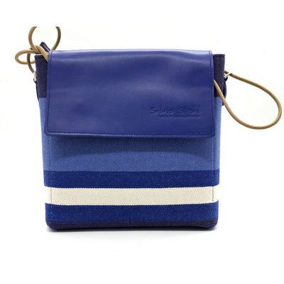 Photographie du produit Le sac P'Tit Carré, Bleu Basque