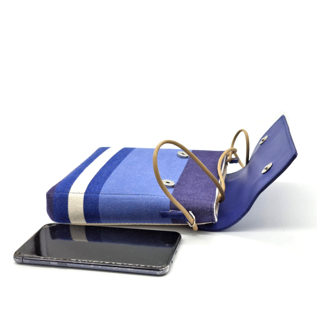 Le sac P'Tit Carré, Bleu Basque