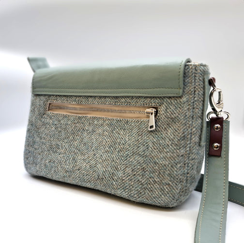 LE RAFAELLA VERT,  en Tweed Chevrons Vert