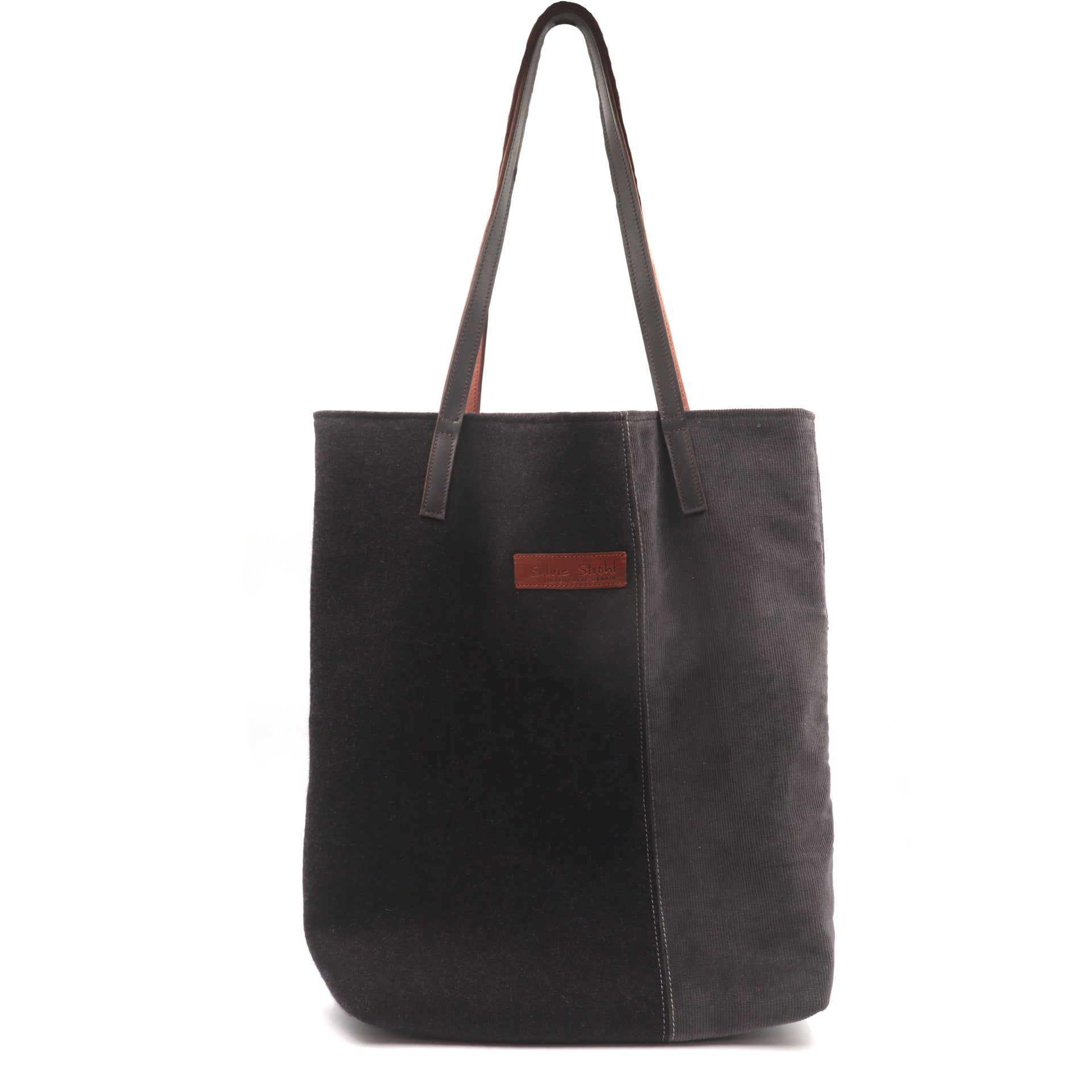 le TOTE BAG DUO,  AUBERGINE