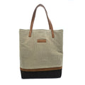 TOTE BAG VELOURS, tricolore Beige, Prune et Roux