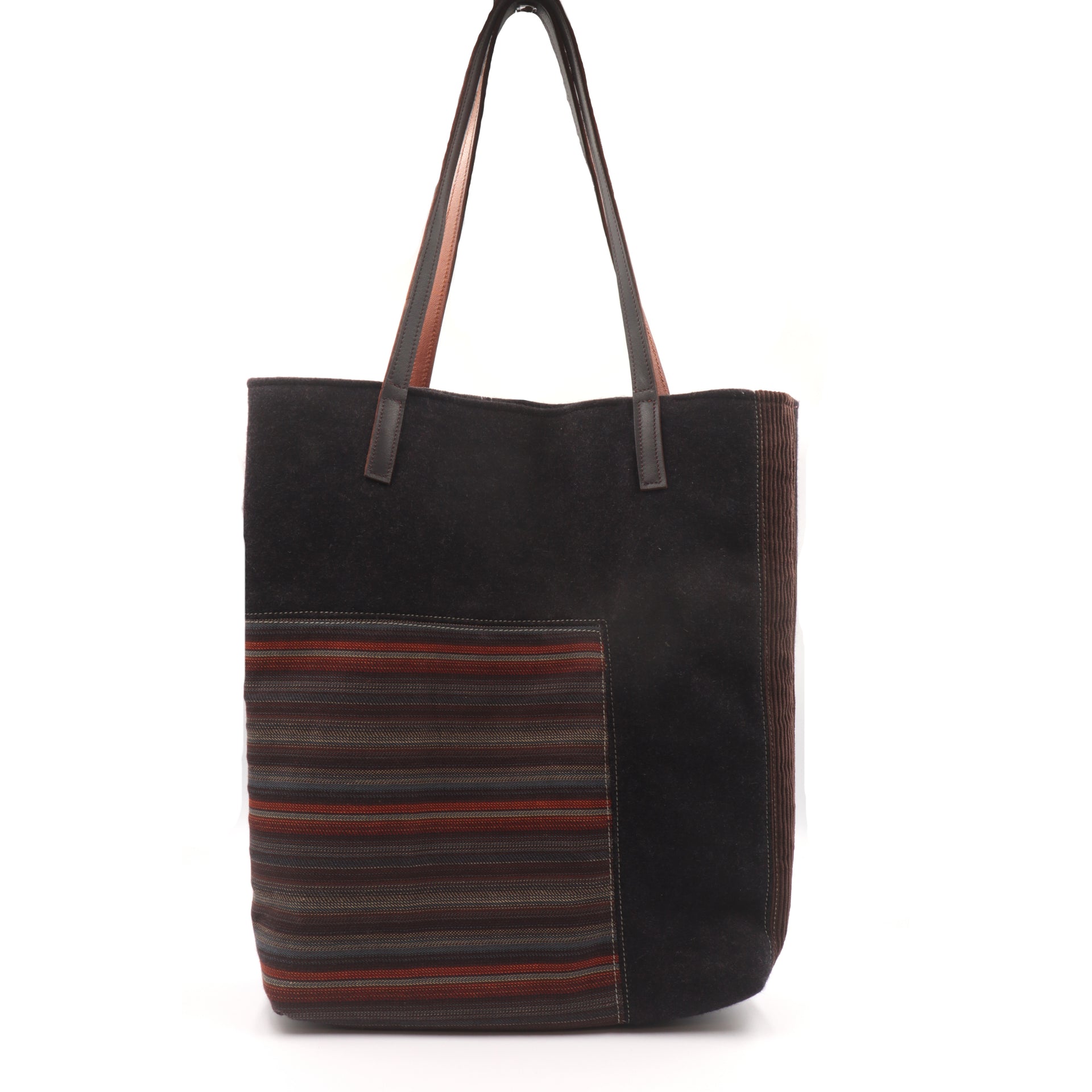 le TOTE BAG DUO,  AUBERGINE