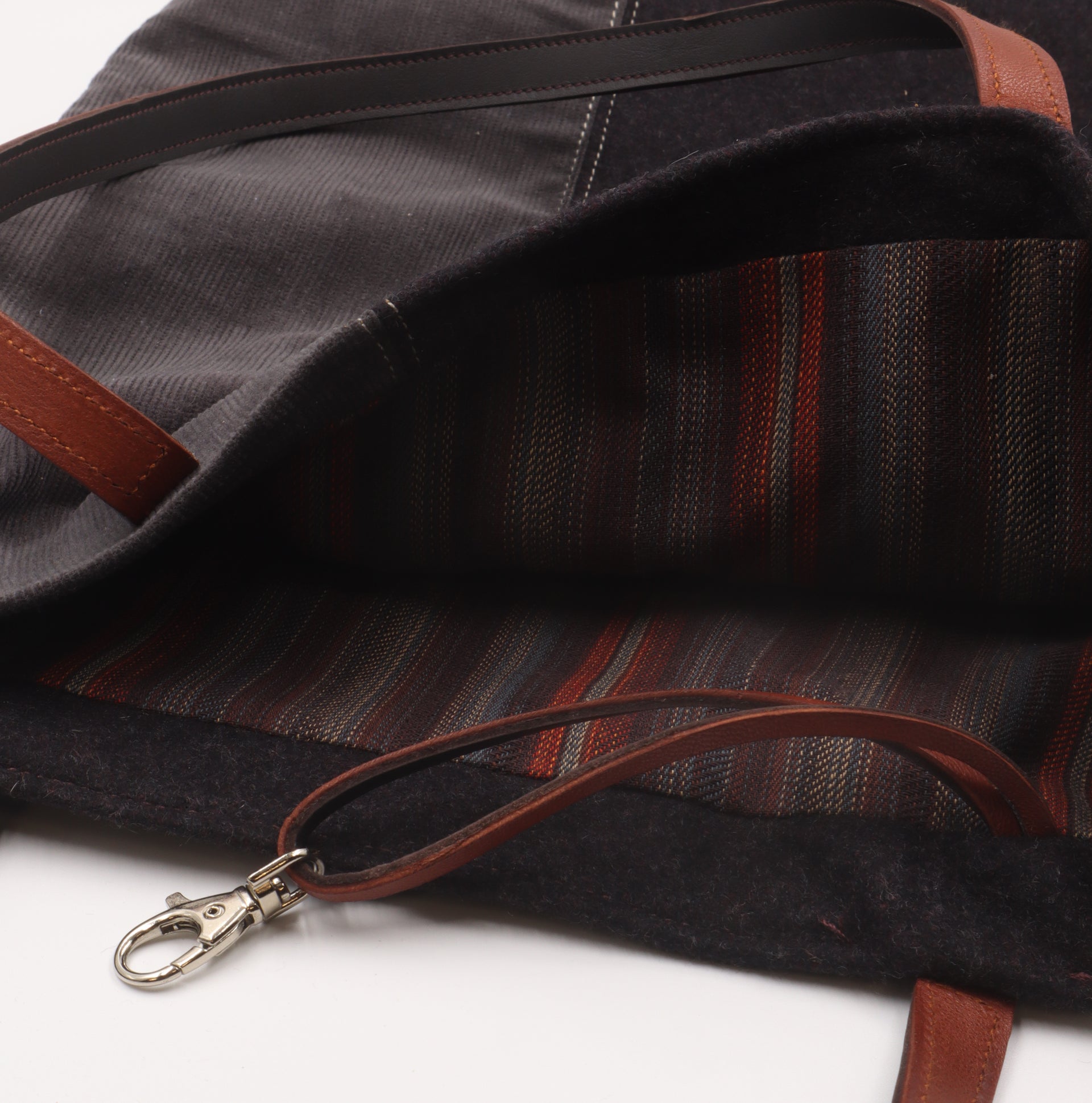 le TOTE BAG DUO,  AUBERGINE