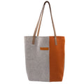Le TOTE BAG DUO, ORANGE&GRIS