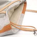 Le TOTE BAG DUO, ORANGE&GRIS