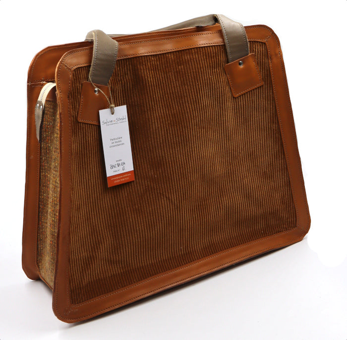 Barbara, velvet and tweed for Anne-Laure