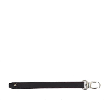 Photographie du produit Aubergine leather band key ring