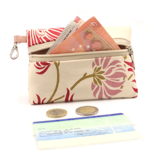 Chrysanthemums women's CB card holder wallet