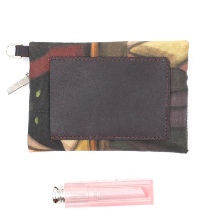 PORTE MONNAIE PORTE CARTE RECTANGULAIRE 1 DE DOS