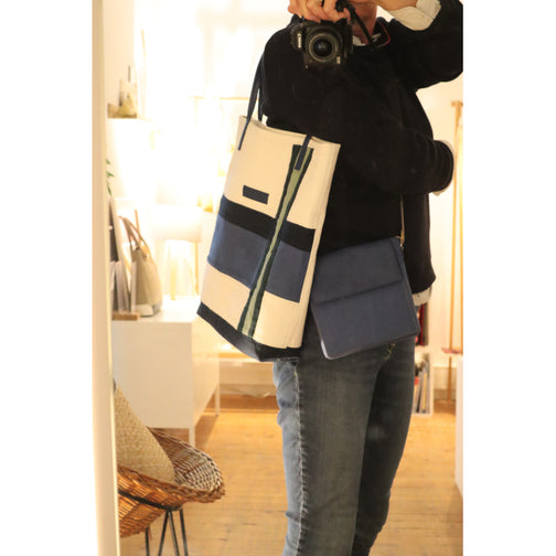 Le Tote Bag XL, bleu roy