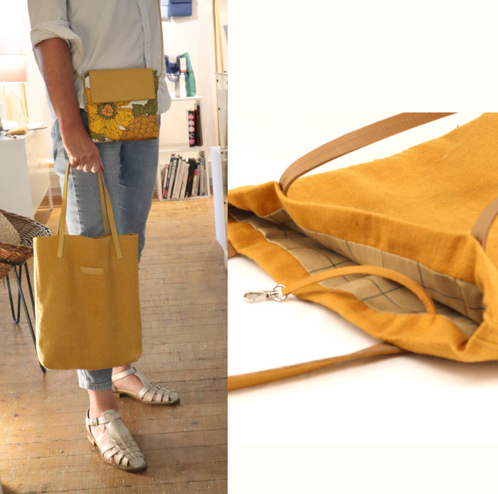 The Yellow tote bag, a hymn to the sun